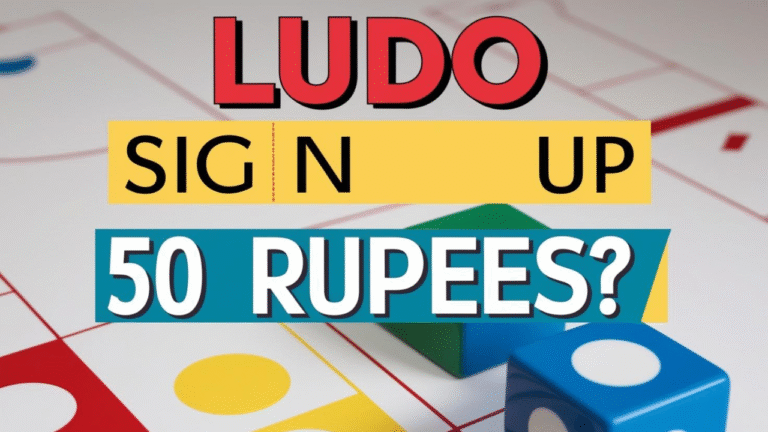 Ludo Sign Up 50 Rupees- Top 5 Reasons Why Ludo Sign Up with ₹50 Bonus is a Game-Changer for Online Players