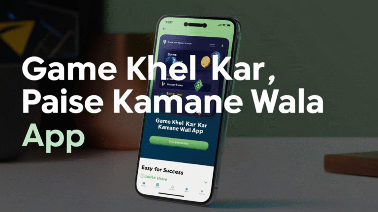 Game Khel Kar Paise Kamane Wala App: Smart Path Towards Smarter Earning