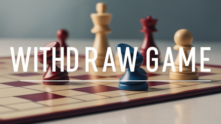 Withdraw Game: 5 Positive Ways the Withdraw Game Enhances Strategic Thinking in Players