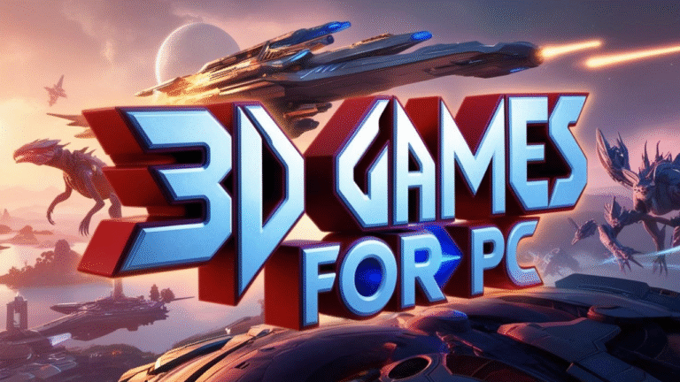 3D Games For PC: Why PC 3D Games Are More Than A Game—Top 10 Benefits