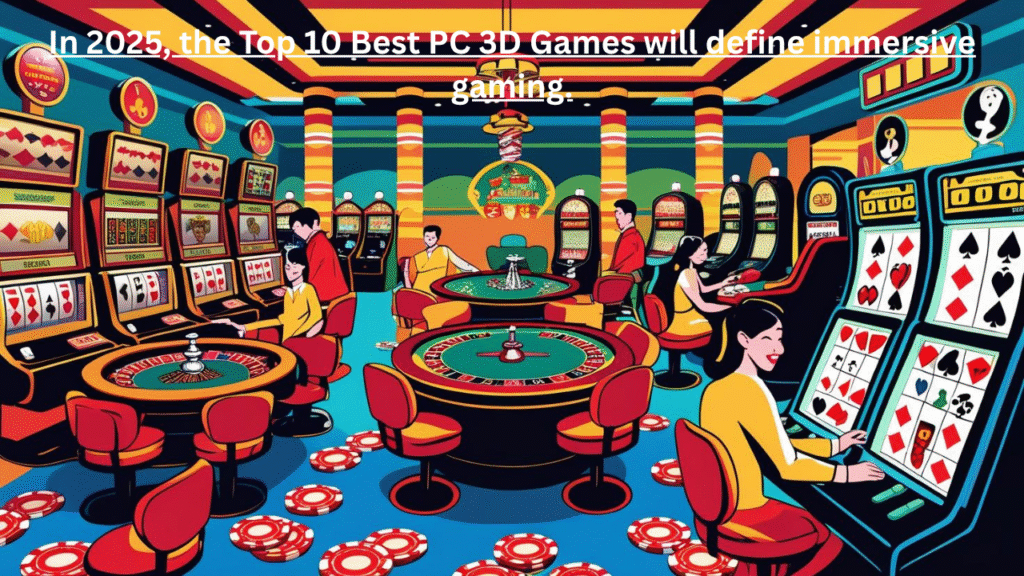 In 2025, the Top 9 Best 3D Games For PC will define immersive gaming.