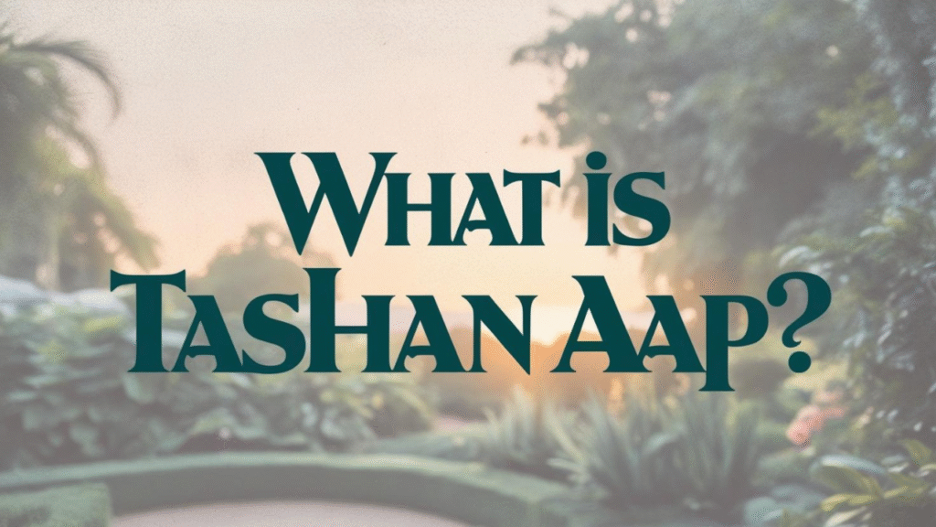 What is Tashan Aap?