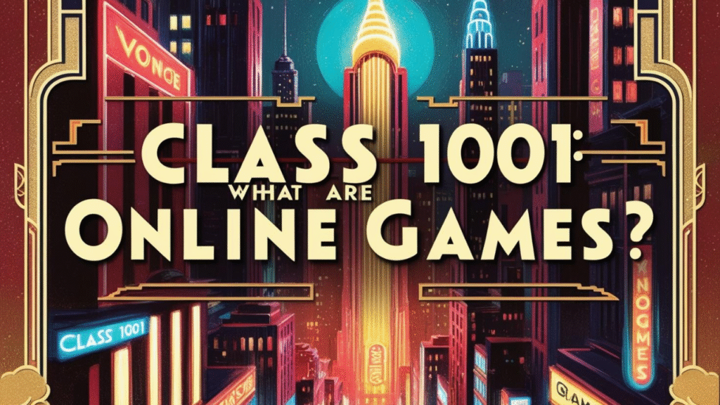 Class 1001: What Are Online Games?