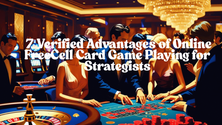 Freecell card game online: 7 Verified Advantages of Online FreeCell Card Game Playing for Strategists