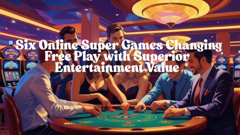Super games online: Six Online Super Games Changing Free Play with Superior Entertainment Value