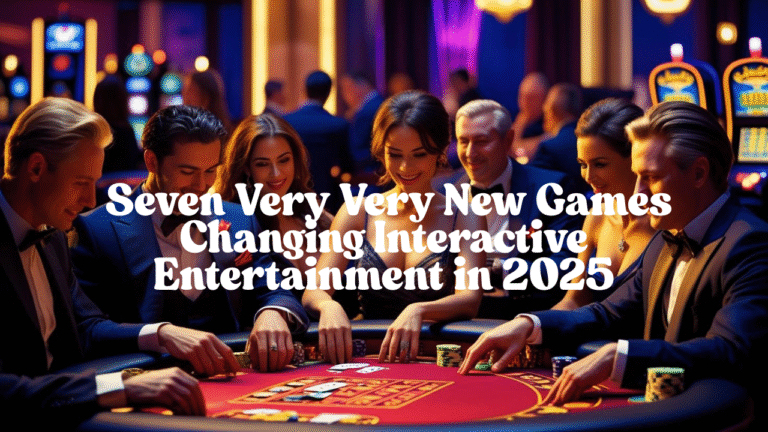 Very Very New Games: Seven Very Very New Games Changing Interactive Entertainment in 2025