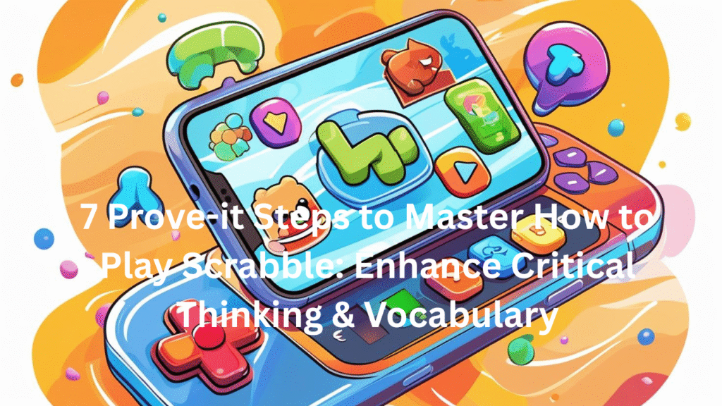 7 Prove-it Steps to Master How to Play Scrabble: Enhance Critical Thinking & Vocabulary