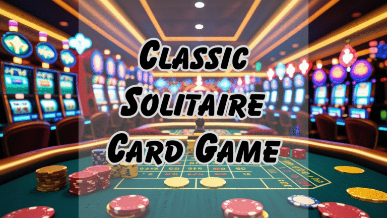 Classic Solitaire Card Game: Improve Your Concentration, Strategy, and Mental Acuity