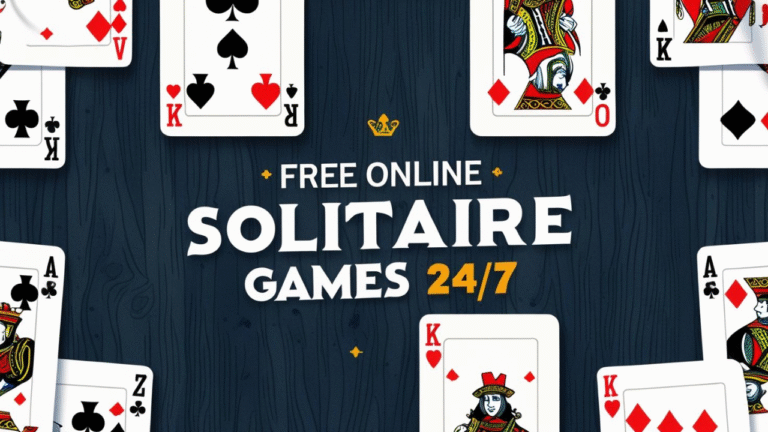 Free Online Solitaire Games 24 7—How This Classic Card Game Enhances Concentration and Reduces Stress