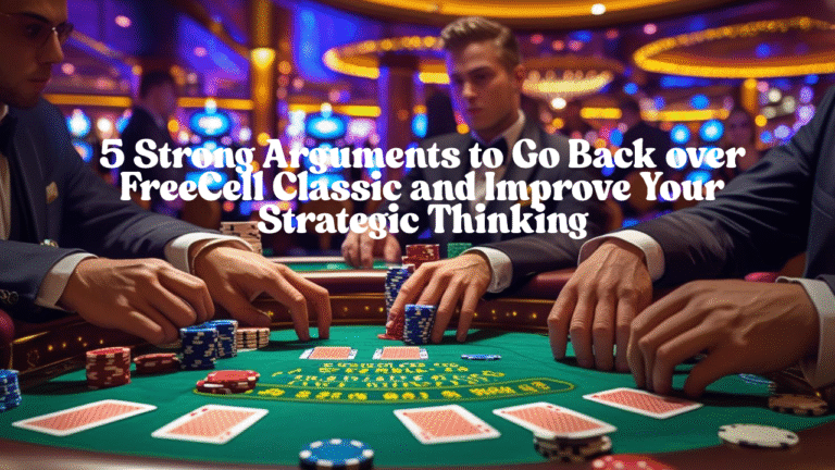 Freecell classic: 5 Strong Arguments to Go Back over FreeCell Classic and Improve Your Strategic Thinking