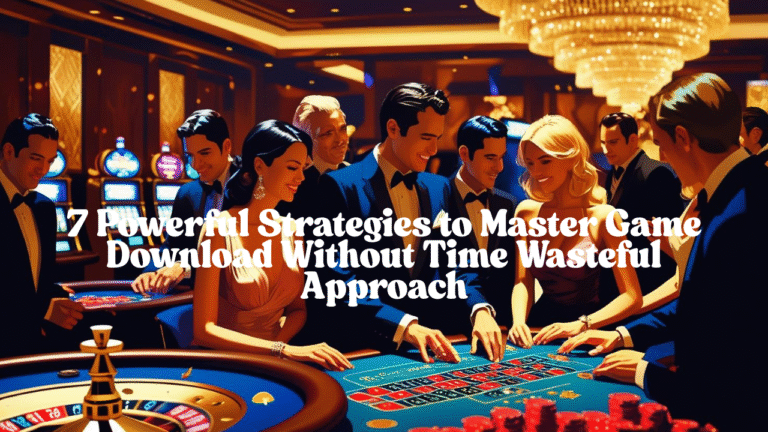 Game game download: 7 Powerful Strategies to Master Game Download Without Time Wasteful Approach