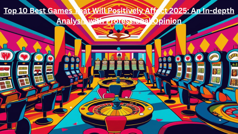 Top 10 Best Games That Will Positively Affect 2025: An In-depth Analysis with Professional Opinion