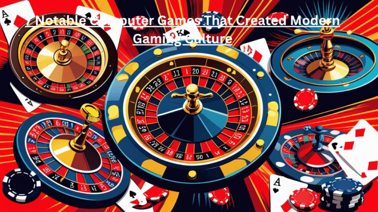 Famous Computer Games: 7 Notable Computer Games That Created Modern Gaming Culture