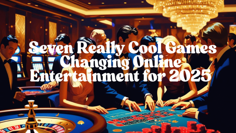Really Cool Games: Seven Really Cool Games Changing Online Entertainment for 2025