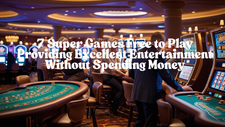 Super Games Free: 7 Super Games Free to Play Providing Excellent Entertainment Without Spending Money