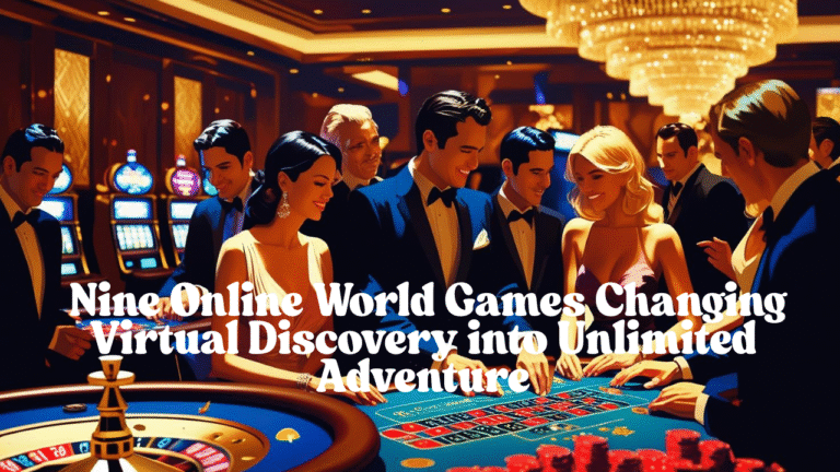 Online World Games: Nine Online World Games Changing Virtual Discovery into Unlimited Adventure