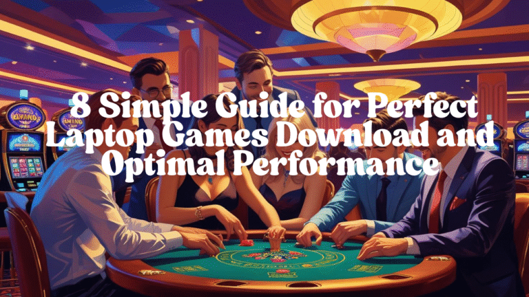 8 Simple Guide for Perfect Laptop Games Download and Optimal Performance