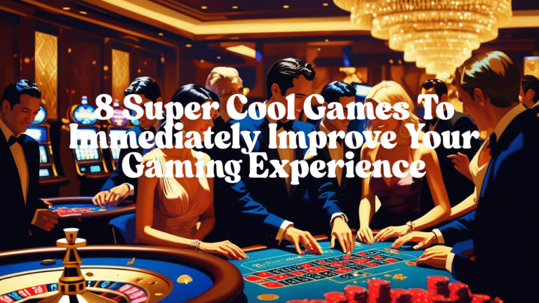 Super Cool Games: 8 Super Cool Games To Immediately Improve Your Gaming Experience