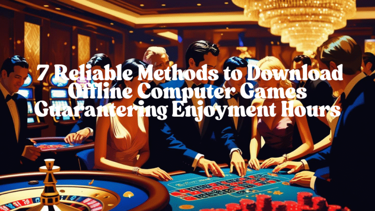 Download game offline pc: 7 Reliable Methods to Download Offline Computer Games Guarantering Enjoyment Hours