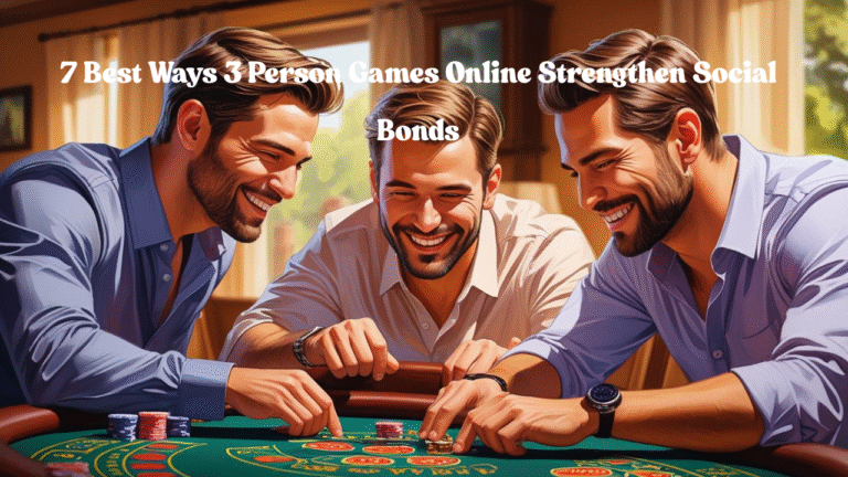 7 Best Ways 3 Person Games Online Strengthen Social Bonds