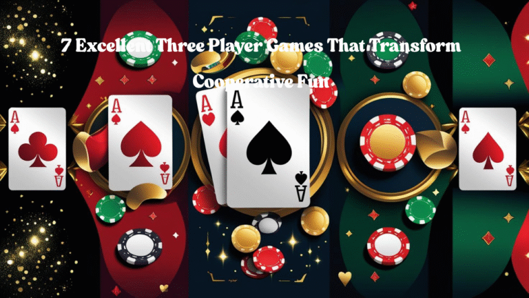 7 Excellent Three Player Games That Transform Cooperative Fun