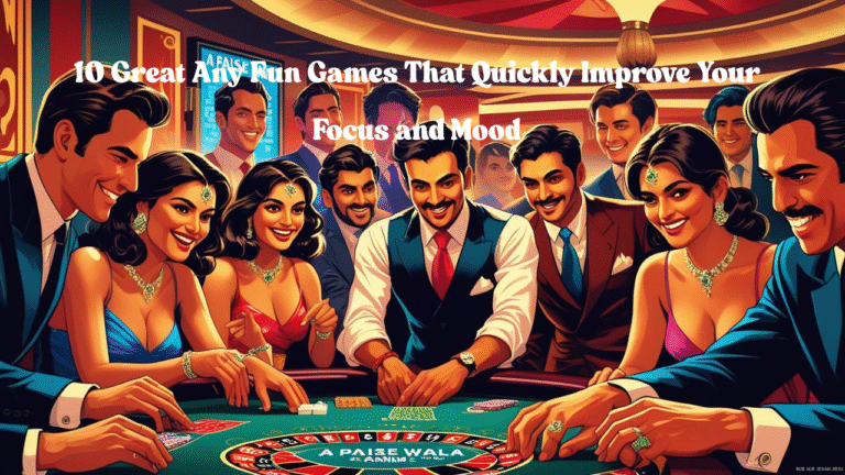 10 Great Any Fun Games That Quickly Improve Your Focus and Mood