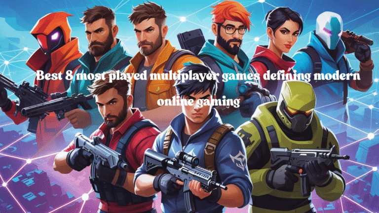 Best 8 most played multiplayer games defining modern online gaming