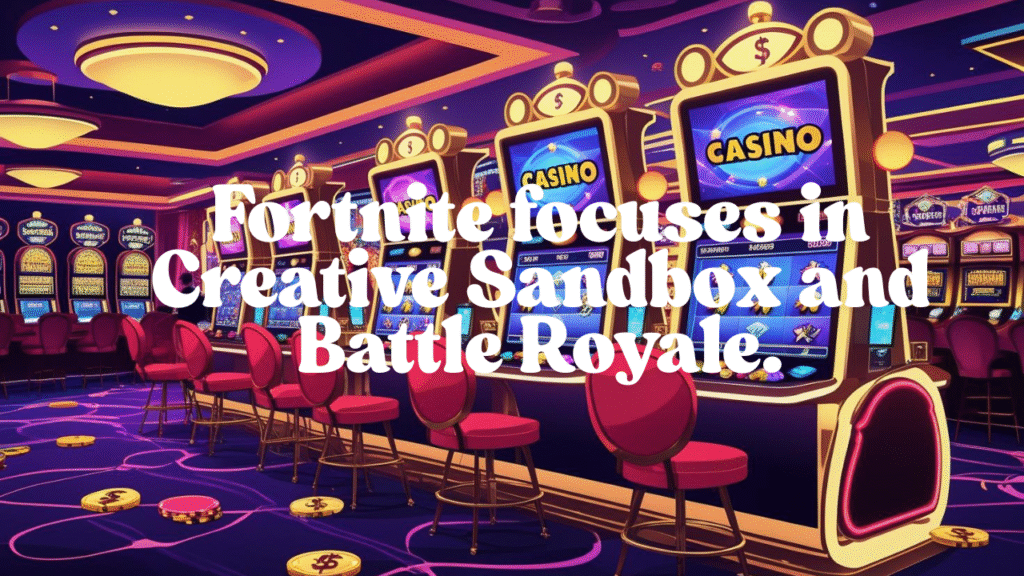 Fortnite focuses in Creative Sandbox and Battle Royale.