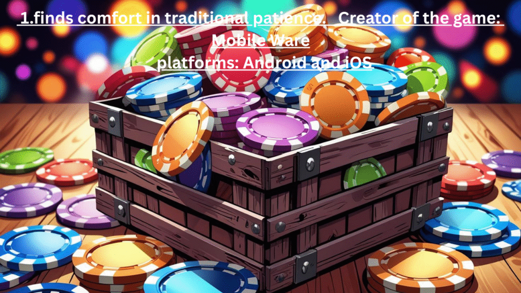 Finds comfort in traditional patience Creator of the game: Mobile Ware platforms: Android and iOS