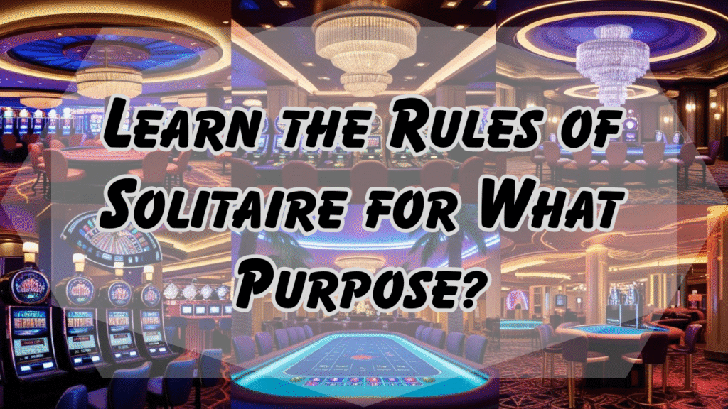 Learn the Rules of Solitaire for What Purpose?