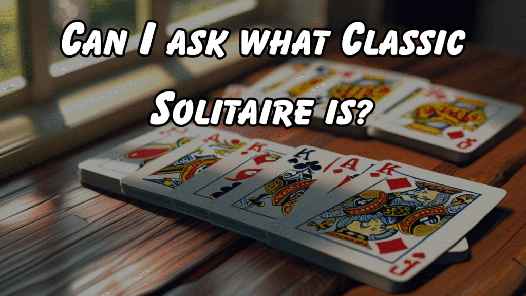 Can I ask what Classic Solitaire is?
