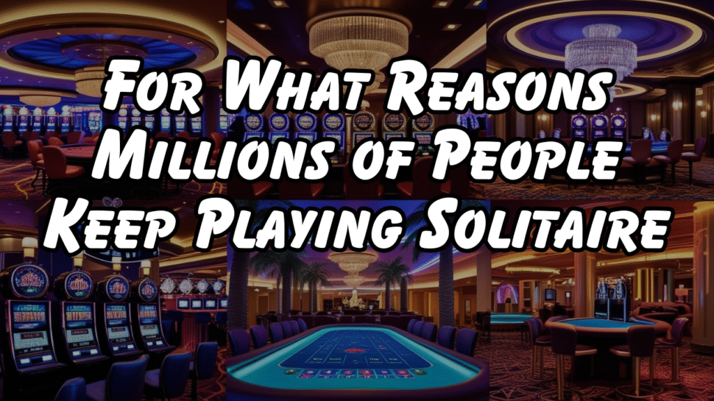 For What Reasons Millions of People Keep Playing Solitaire