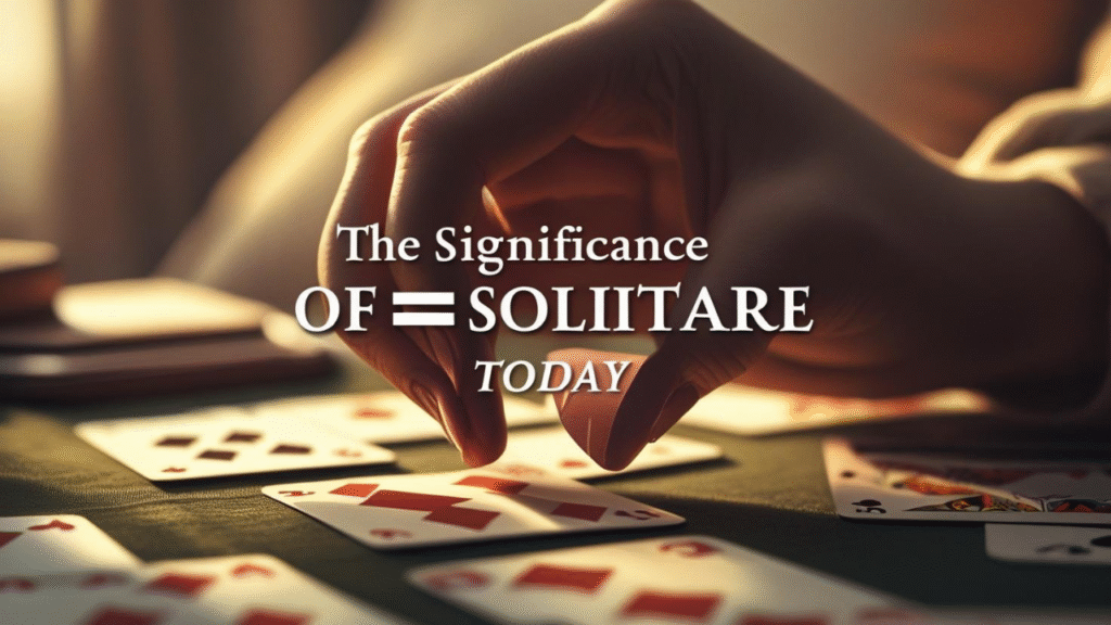 The Significance of Free Online Solitaire Games 24 7 Today