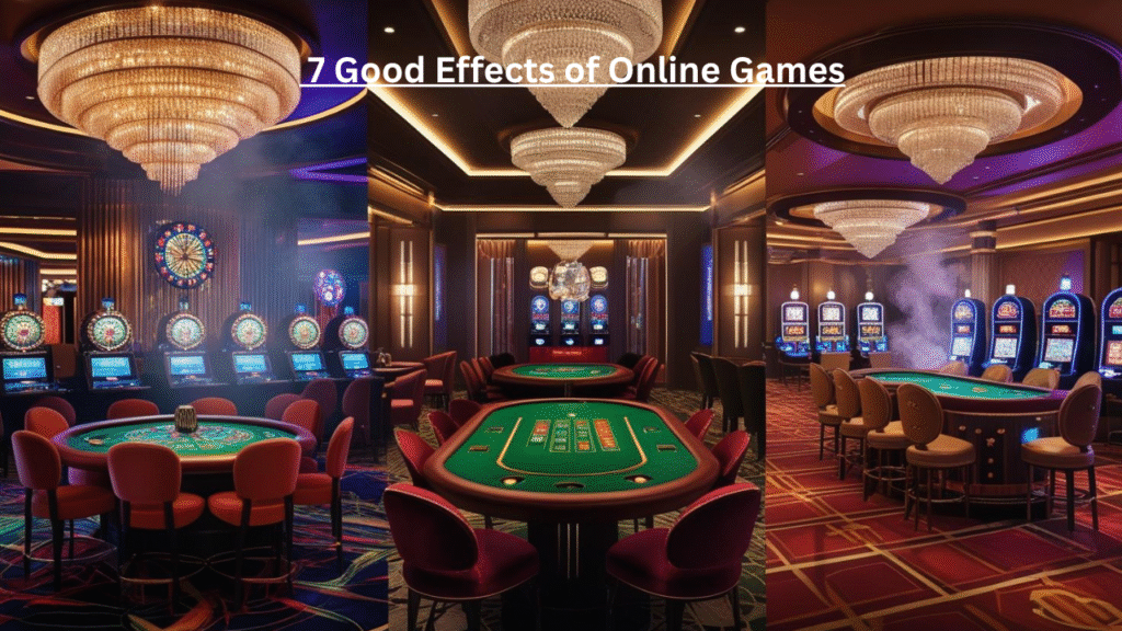 7 Good Effects of Online Games