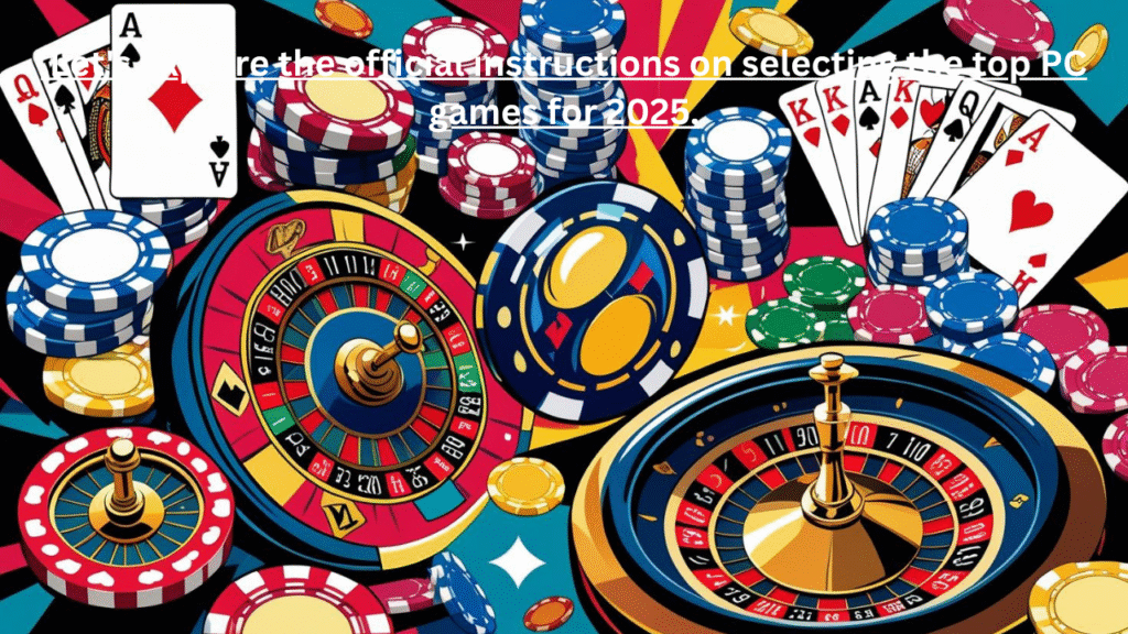 Let's explore the official instructions on selecting the top PC games for 2025.