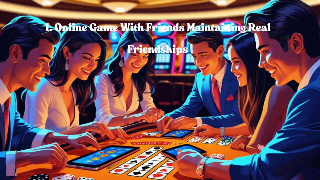 1. Online Game With Friends Maintaining Real Friendships