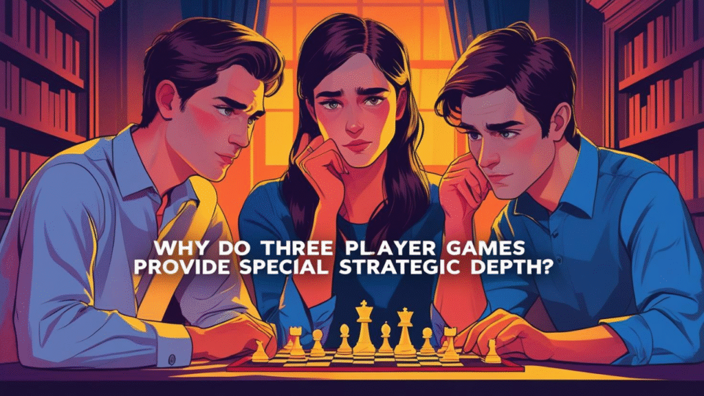 Why Do Three Player Games Provide Special Strategic Depth?