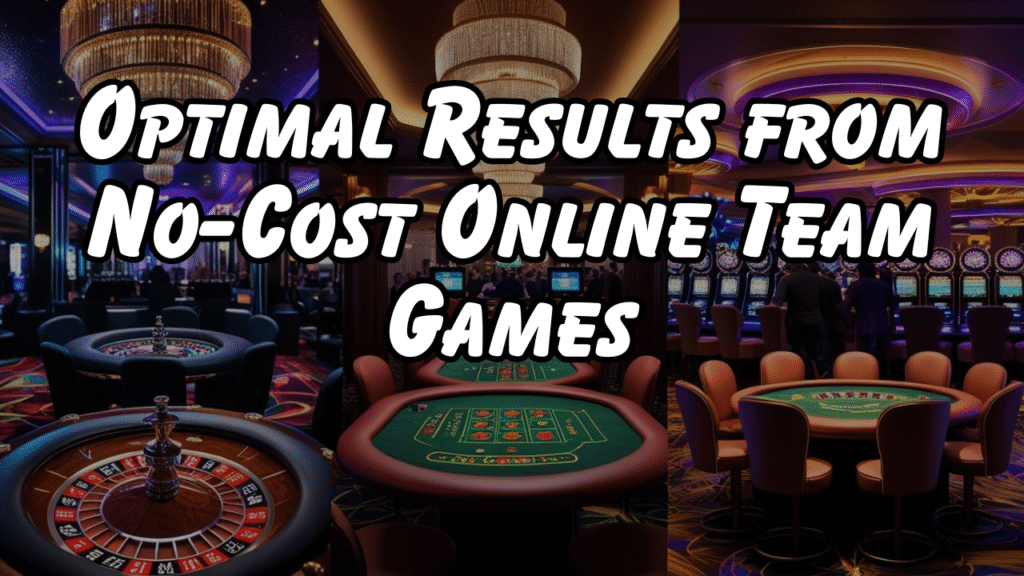 Optimal Results from No-Cost Online Team Games
