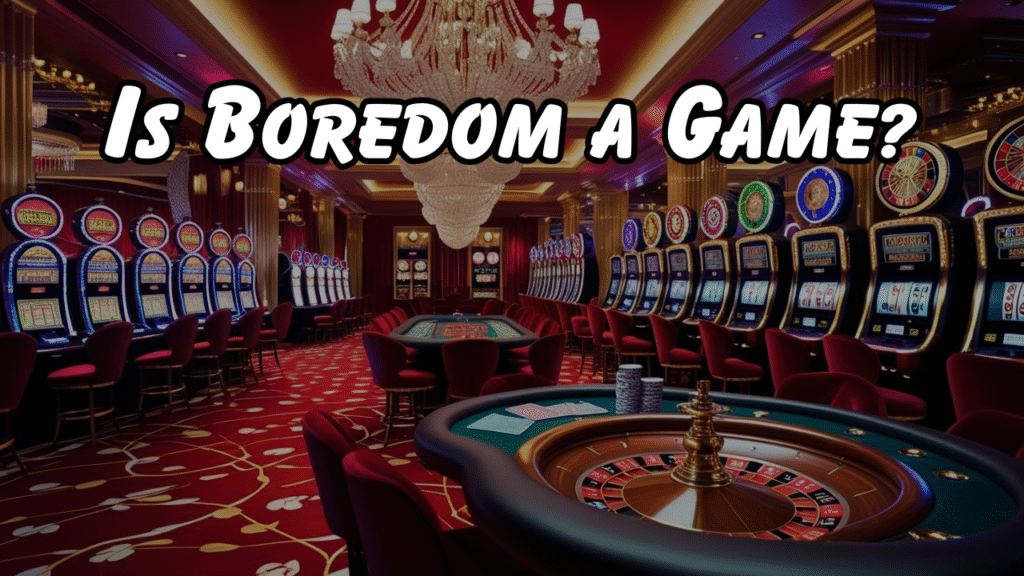 Is Boredom a Game?