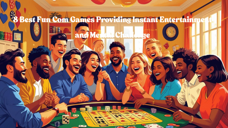 8 Best Fun Com Games Providing Instant Entertainment and Mental Challenge