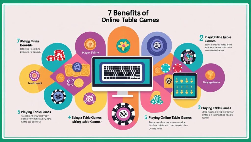 7 Benefits of Table Games Online Playing 