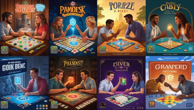 7 Top Two Player Board Games Designed to Boost connections