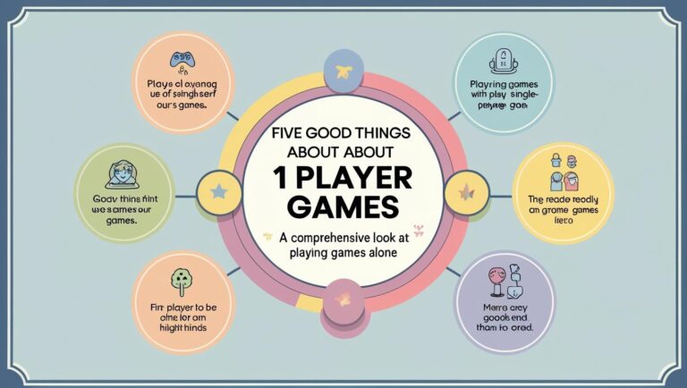 Five Good Things About 1 Player Games: A Comprehensive Look at Playing Games Alone