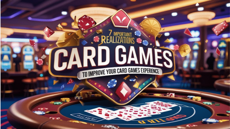 card games: 7 Important Realizations to Improve Your Card Games Experience