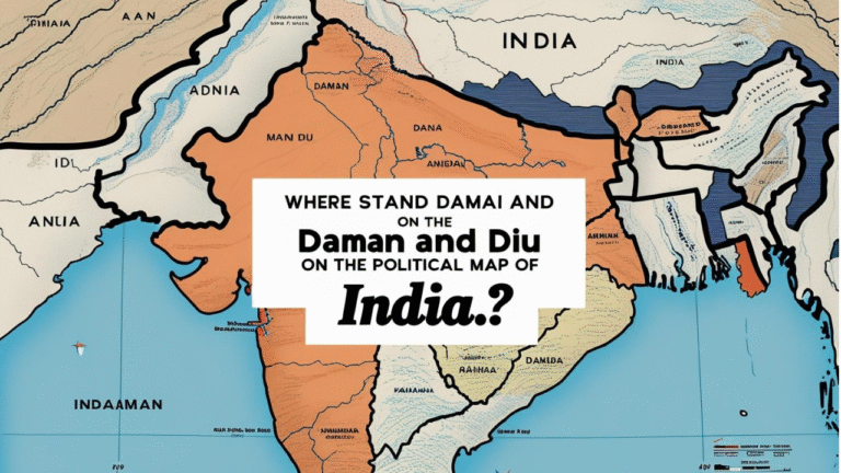 daman and diu on political map of india