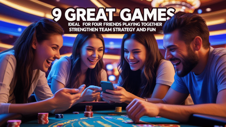 4 members playing games