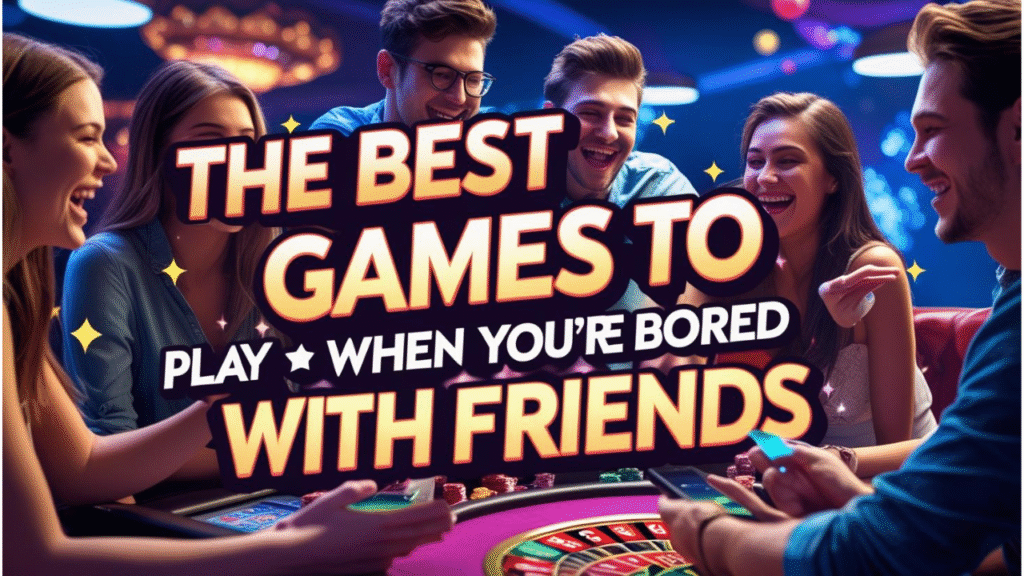 games to play with friends when bored
