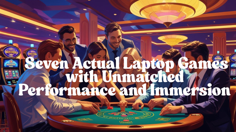 real laptop games