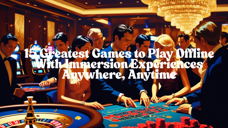 best games to play offline