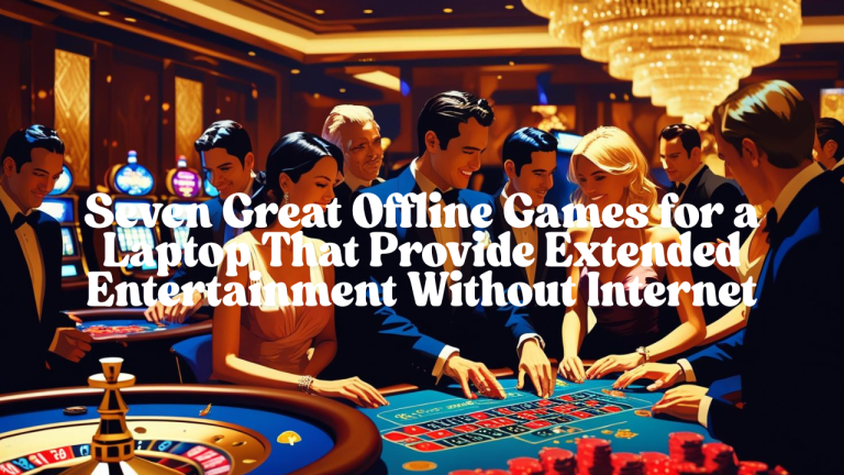 offline games for laptop